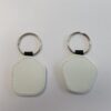 Sublimation Blank Leather Keychain 10-Pack
