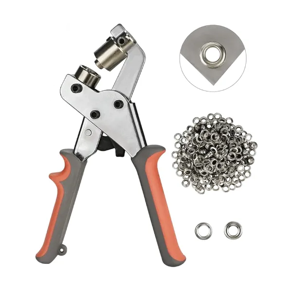 Portable Handheld Grommet Press Tool with Grommets