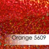 Orange Sparkle Deco Heat Transfer Material