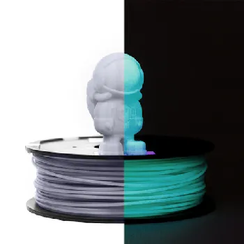 'Glow in the Dark' Blue PLA 3D Printer Filament