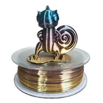 Metallic Gold Rainbow PLA 3D Printer Filament