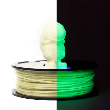 'Glow in the Dark' Green PLA 3D Printer Filament