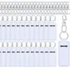 Sublimation Blank Lip Balm Holder Keychain (36 Pack)