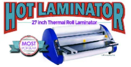 27" Hot Press Laminator: Built for Schools, Designed to Last