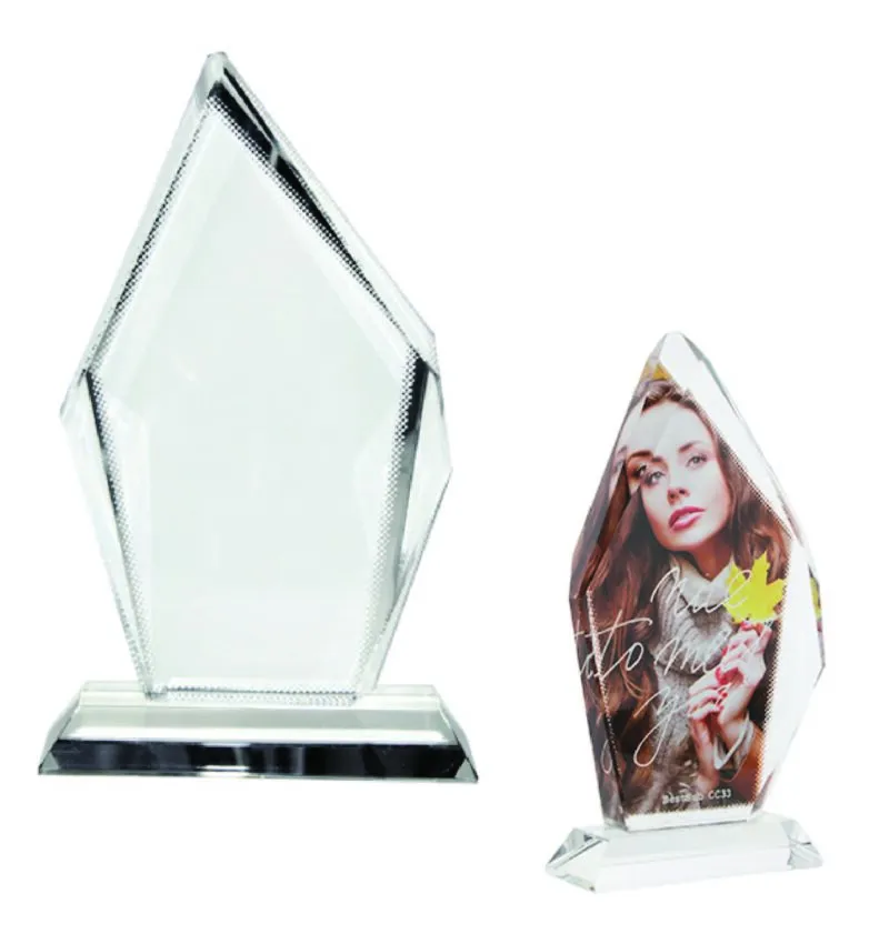 Sublimation Blank Crystal Glass Iceberg Award