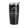 Laser Engraving 20oz Powder Coated Steel Tumbler - BLACK - Image 3