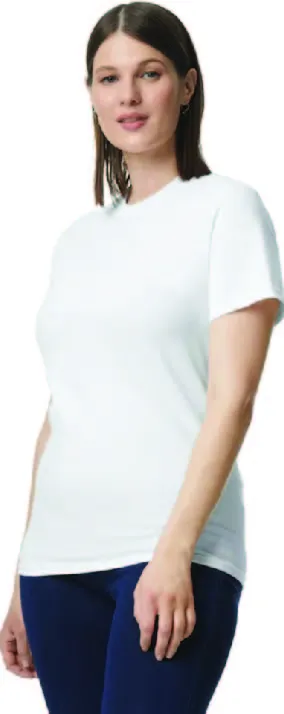 Sublimation BLANK 50/50 T-Shirt - Adult MEDIUM White