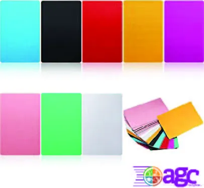 Laser Engraving Aluminum Business Card Blanks-MIXED - 80 PACK