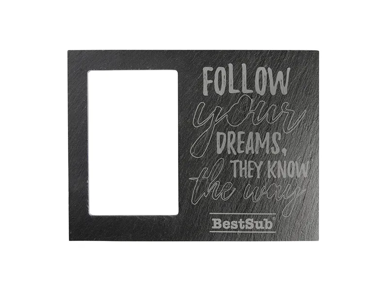 Laser Engraving Slate Photo Frame