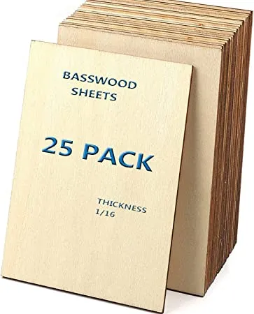 Laser Engraving Blank Basswood Blanks