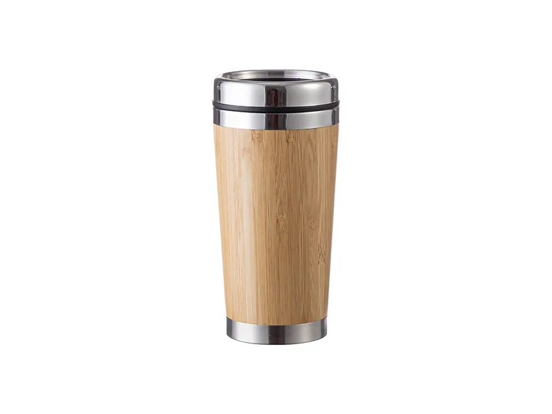 Laser Engraving Bamboo Travel Tumbler
