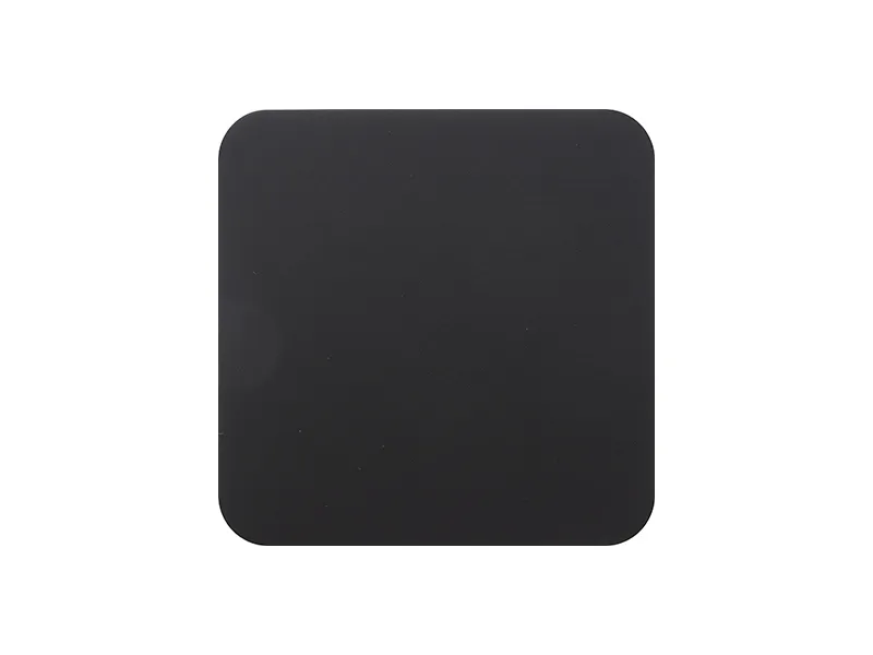 Laser Engraving Stainless Steel Coaster - BLACK