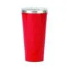 Laser Engraving 16oz Powder Coated Steel Tumbler - RED