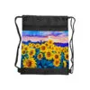Sublimation Drawstring Backpack - Black - Image 3