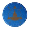 Laser Engraving Leather Round Coaster