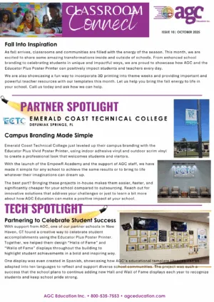 October Classroom Connect Newsletter
