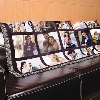 LYFLES Sublimation Blanks Blanket 40 x 60 with 20 Panel and 2PCS Blank  Pillow Cases 16 x 16 with 9 Printable Panels