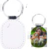 Sublimation Blank Leather Keychain 10-Pack - Image 2