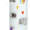 20oz Sublimation BLANK White Glitter Travel Mug with Metal Straw - Image 2