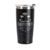 Laser Engraving 20oz Powder Coated Steel Tumbler - BLACK - Image 3