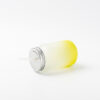 15oz Sublimation BLANK Frosted Mason Jar w/ Lid & Straw -YELLOW - Image 2