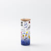 17oz Sublimation BLANK Slim Glass Tumbler w/ Frosted & Dark Blue Gradient - Image 3