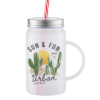 17oz Sublimation BLANK Frosted Mason Jar w/ Handle - Image 2