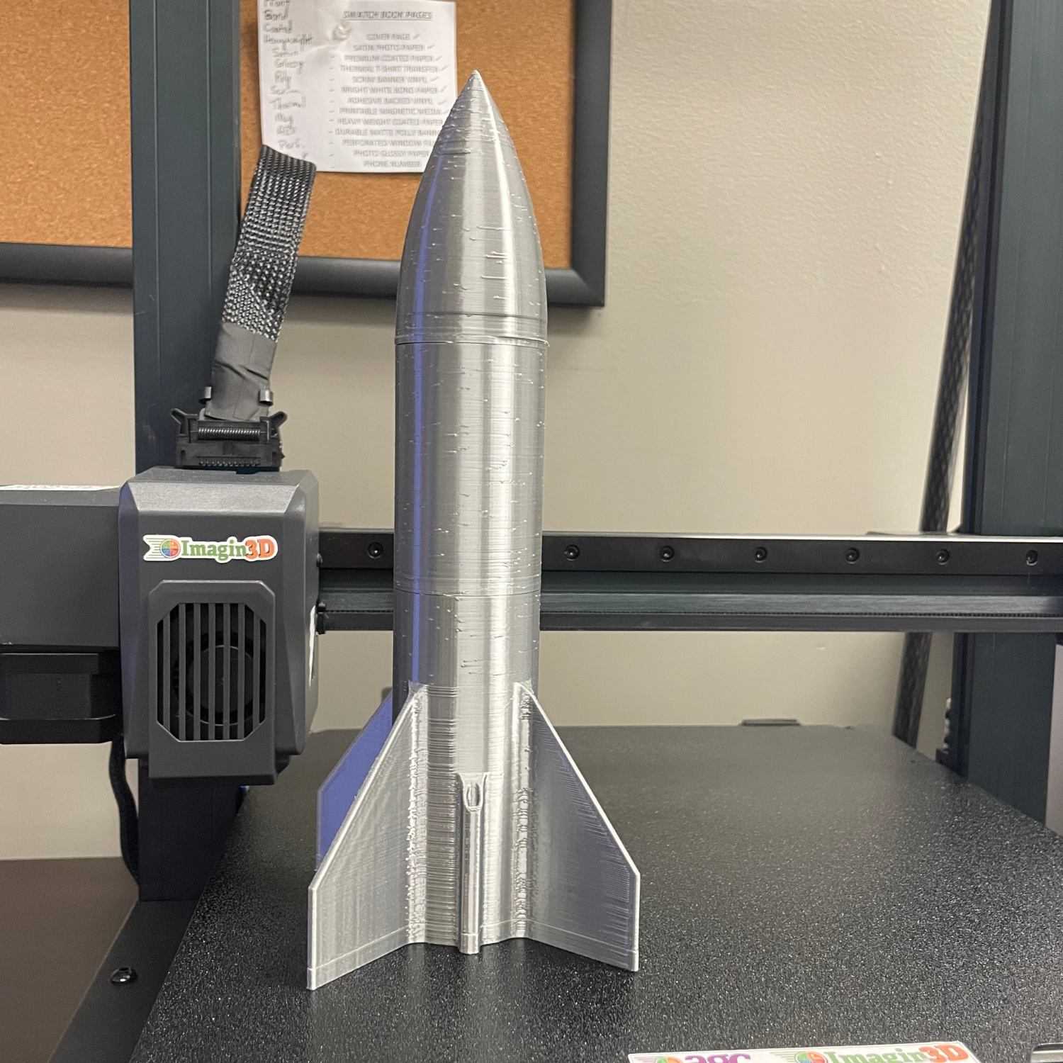 3D printed rocket for STEM classrooms